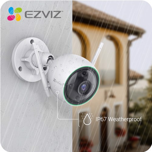 Camera Wifi ngoài trời tích hợp AI EZVIZ C3N CS-C3N-A0-3H2WFRL 1080P - Có màu ban đêm - Tích hợp micro - Hàng chính hãng