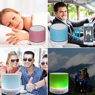 Loa Bluetooth Mini Có Đèn Led Và Mic Cho Android Iphone