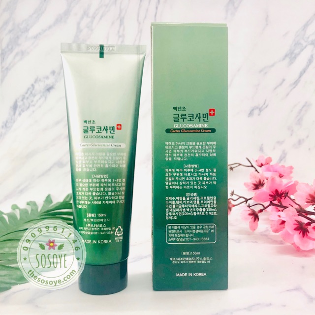 [Ảnh thật-Video] Dầu Lạnh Xoa Bóp Khớp Glucosamine Hàn Quốc 150 ml