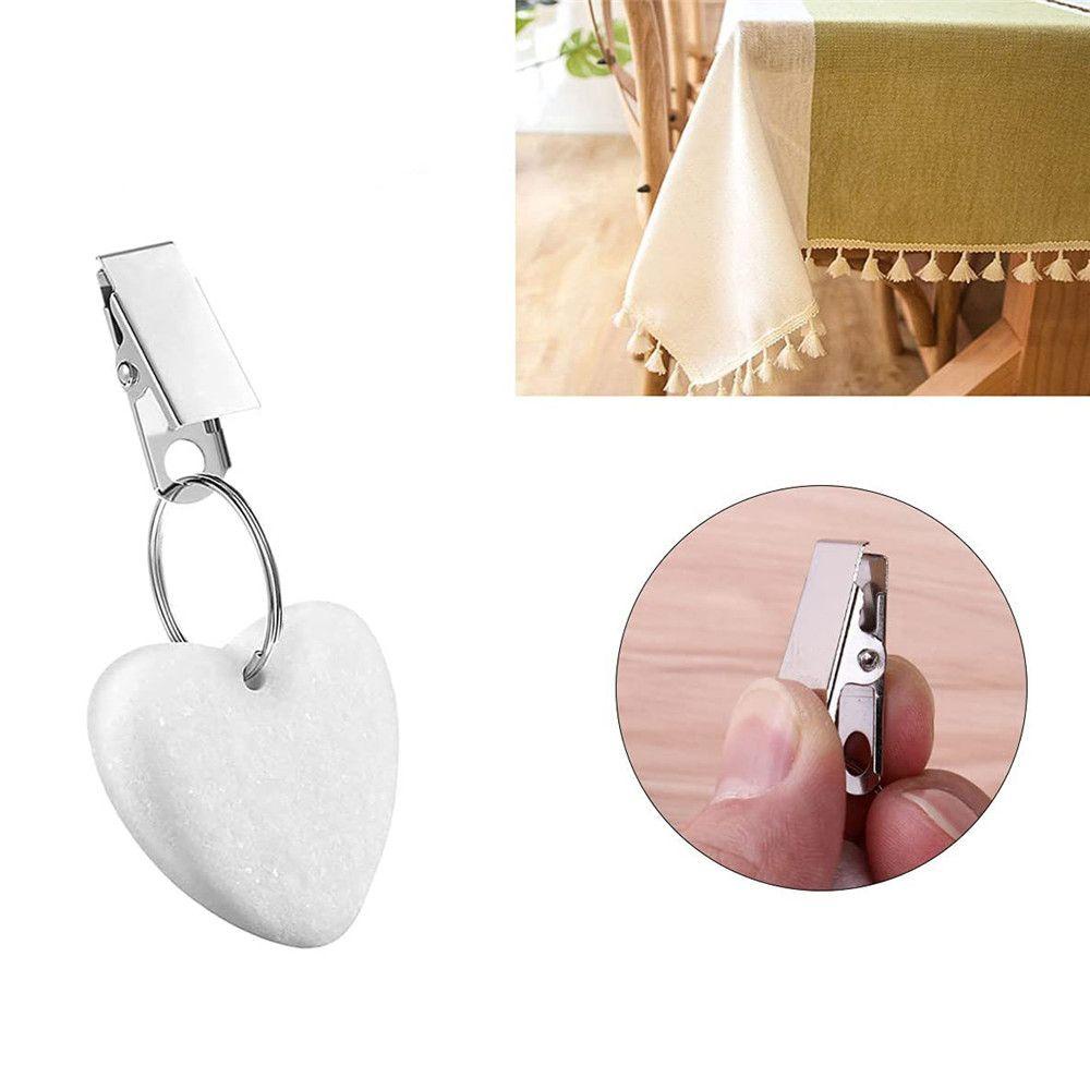 Kẹp Khăn Trải Bàn Chống Trượt Hình Trái Tim