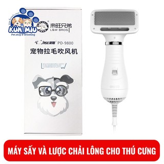 Máy sấy và lược chải lông Jase PD-9800 chuyên dụng grooming, spa cho chó mèo