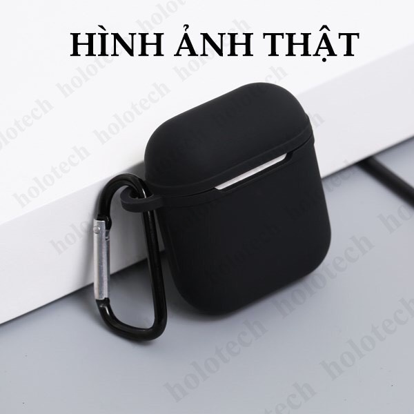 Bao Da Đựng Tai Nghe Không Dây HOLOCOM V01 - Tai Nghe Bluetooth Tặng Kèm Móc Treo - Bảo Vệ Tai Nghe Chống Va Đập