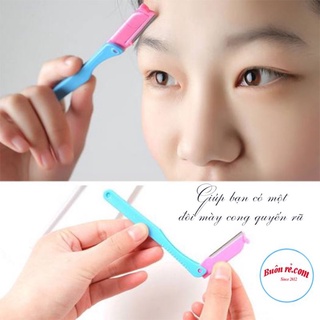 Dao cạo lông mày kèm lưỡi thay thế