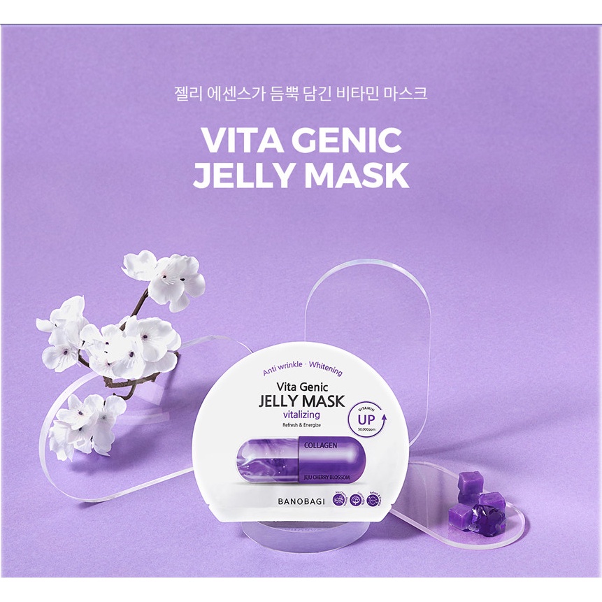 Combo 10 miếng mặt nạ Banobagi Jelly Mask mẫu mới 2020