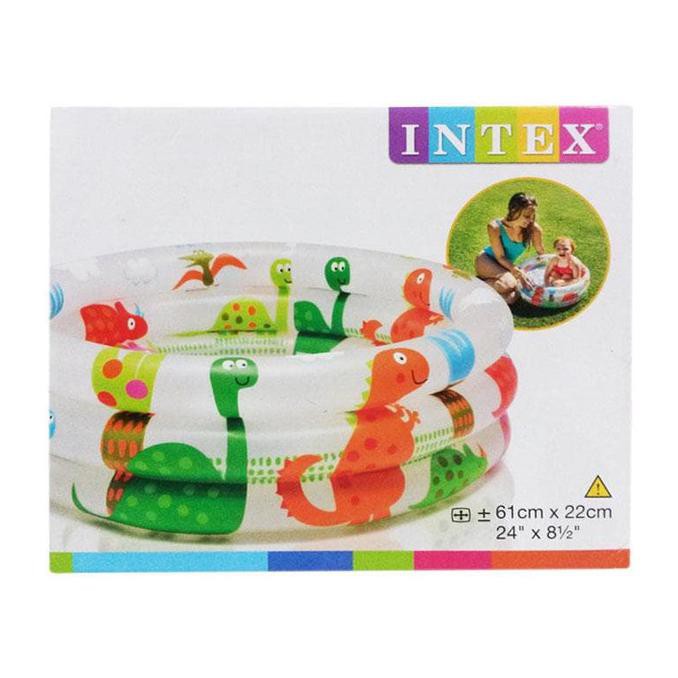 Hồ Bơi Hình Khủng Long 3 Vòng 61cm X 22cm - Intex 57106