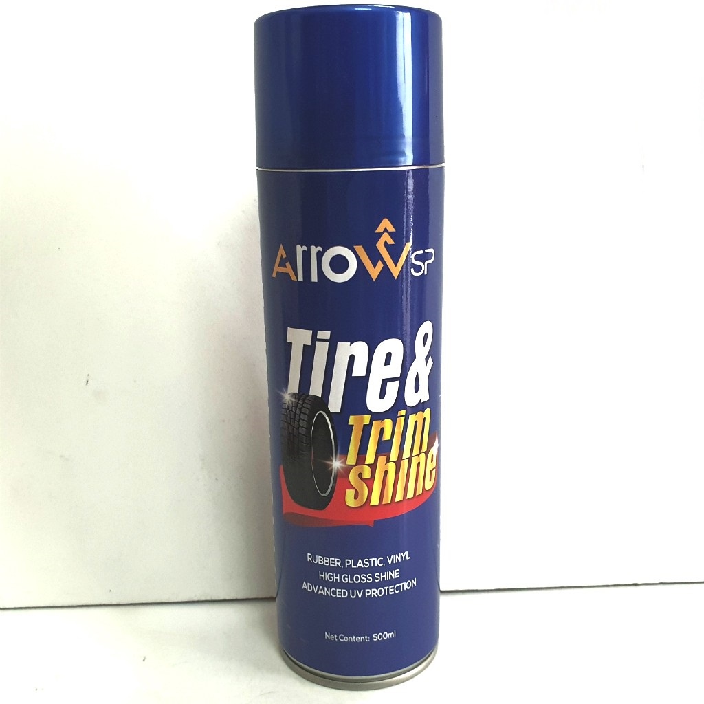 [FREE SHIP] Chai xịt Phục Hồi Nhựa Đen 450ml Flamingo/Arrow  Xịt Dưỡng Bóng Vỏ Lốp/lốp xe an toàn cho người sử dụng