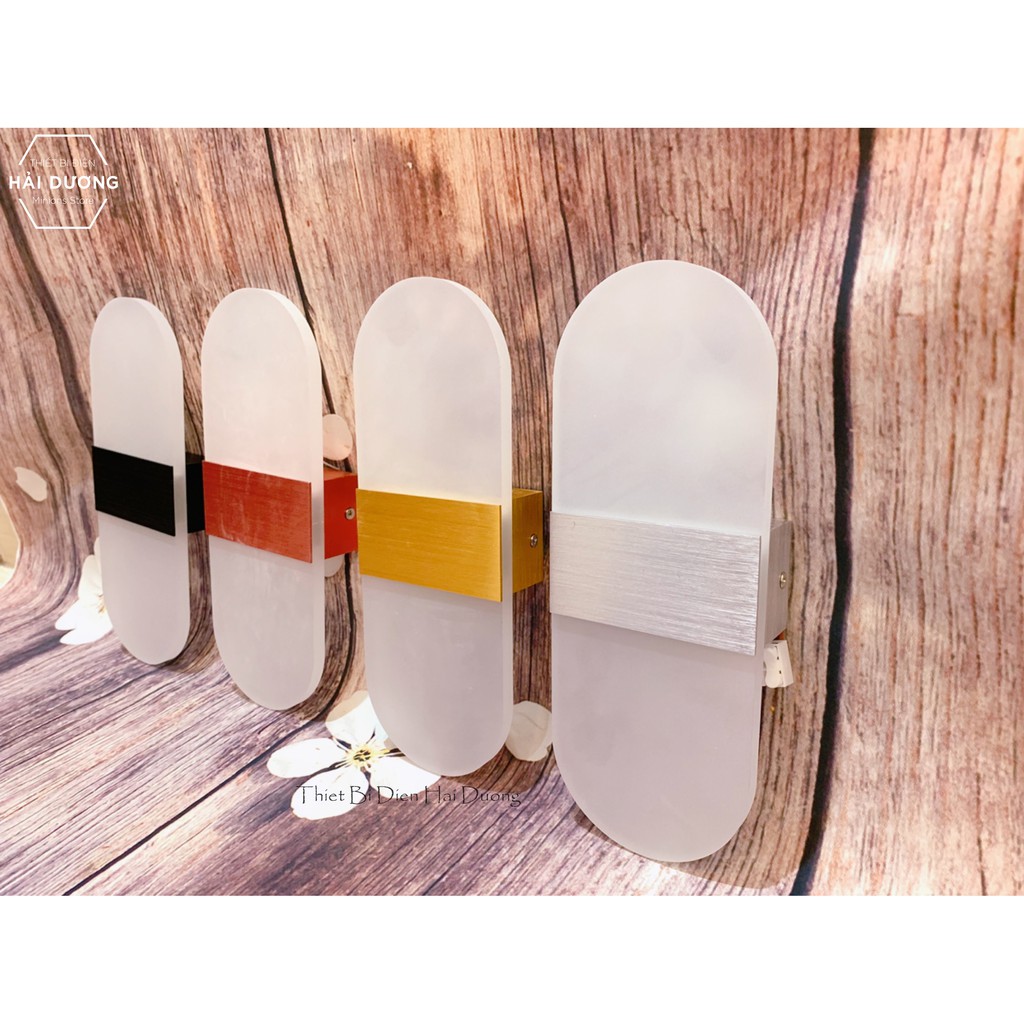 Đèn Led Gắn Tường Decor Hình Oval TN142 - 3 chế độ ánh sáng Trắng/Vàng/Trung Tính - Có Video - BH 1 năm Energy Green LT