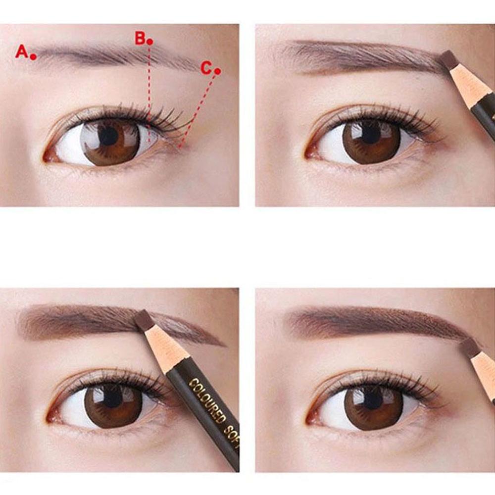 Bút Chì Kẻ Lông Mày Dạng Xé Lâu Trôi Chống Nước Không Để Lại Dấu Vết