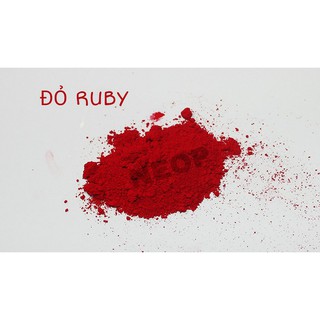 Màu Khoáng Đỏ Ruby Lì NEOP 1G - Màu Khoáng Mỹ - Nguyên Liệu Làm Son Và Mỹ Phẩm Handmade