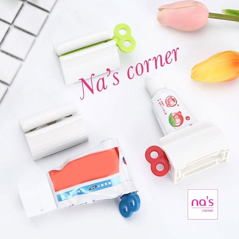 Dụng cụ nặn kem đánh răng sữa rửa mặt bằng tay tự động sáng tạo Cuộn Kẹp Ép Kem Đánh Răng