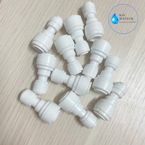 Nối thẳng ,cút nối, co nối nhấn nhanh 2 đầu nhấn 6mm ra 10mm trong máy lọc nước