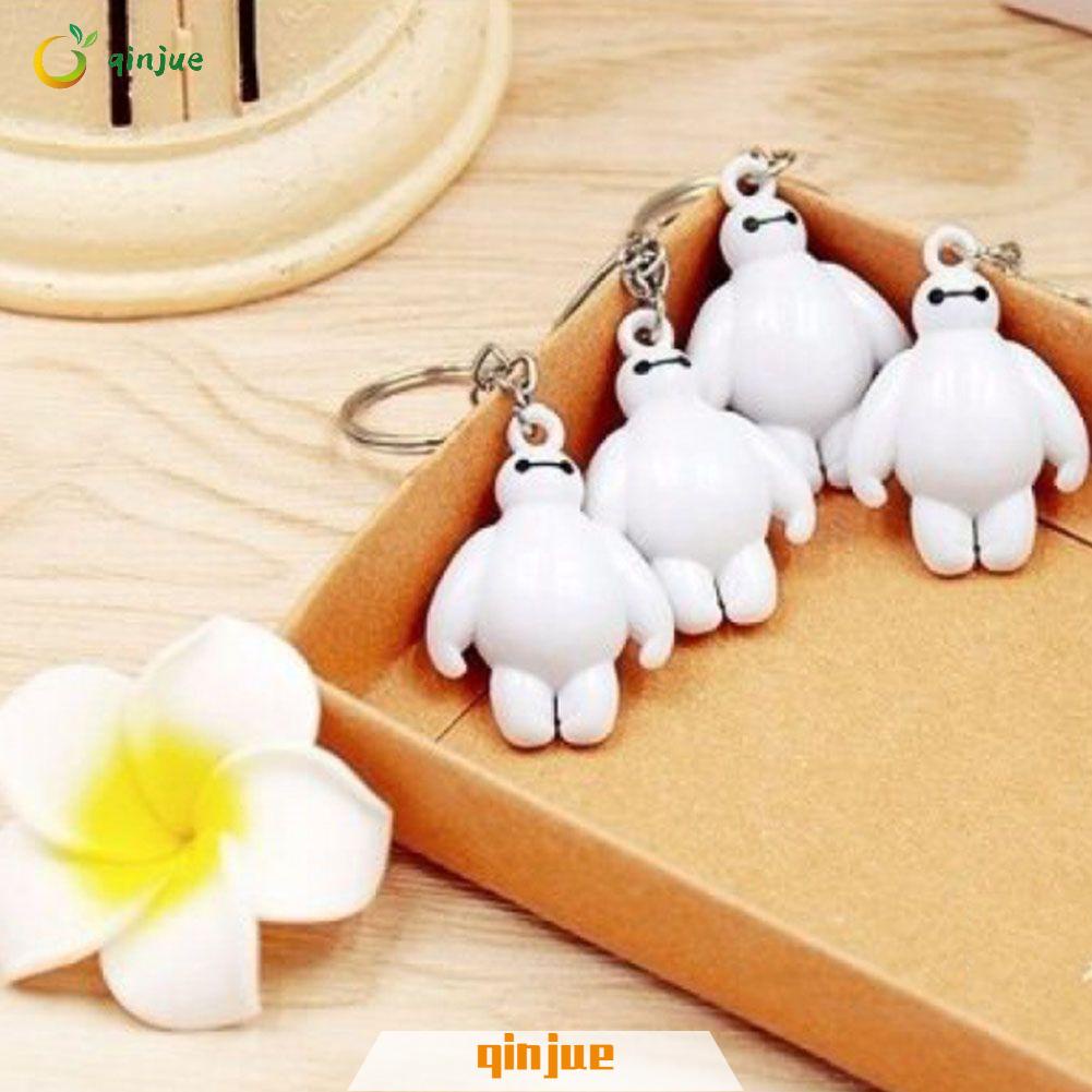 🍒Qinjue🍒 Móc khóa gắn hình Baymax Anime dễ thương cho bé gái