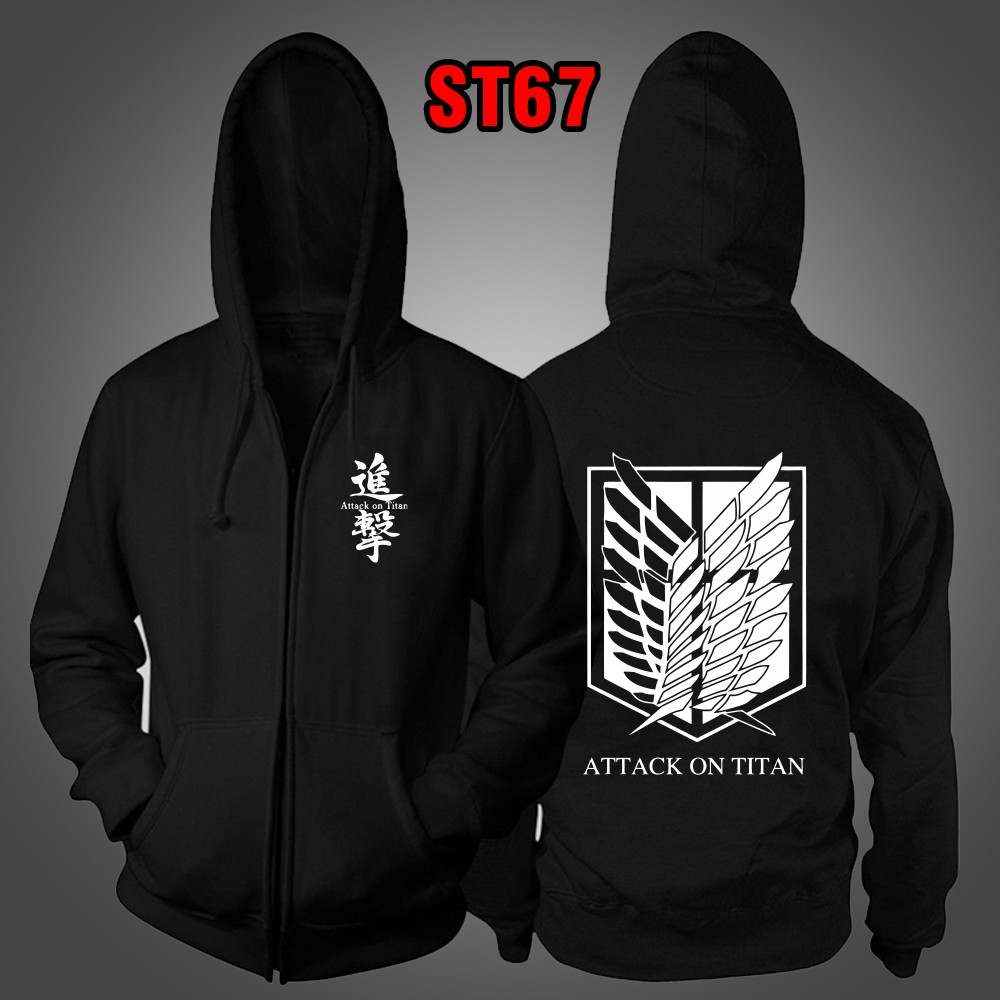 [SIÊU RẺ] Áo khoác in hình Attack on Titan ĐỘC đẹp nhất  rẻ chất lượng
