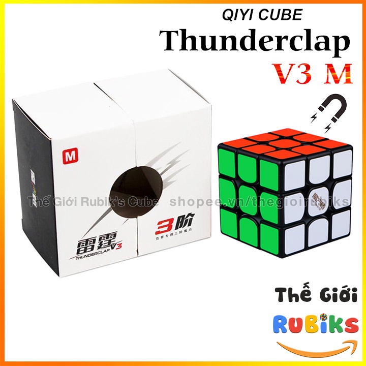 Rubik QiYi Thunderclap V3 M 3x3 Có Sẵn Nam Châm