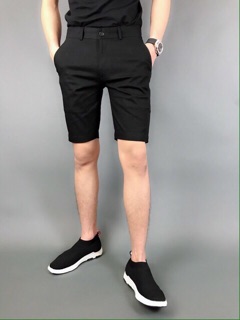 Quần short kaki nam form dai