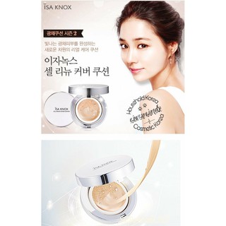 PHẤN NUỚC ISA KNOX CELL RENEW COVER CUSHION EX SPF 50+ PA+++