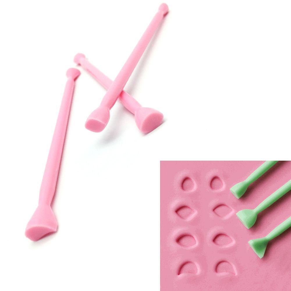 Set 3 Khuôn Cắt Bánh Quy / Kẹo Đường Hình Đôi Mắt Bằng Nhựa