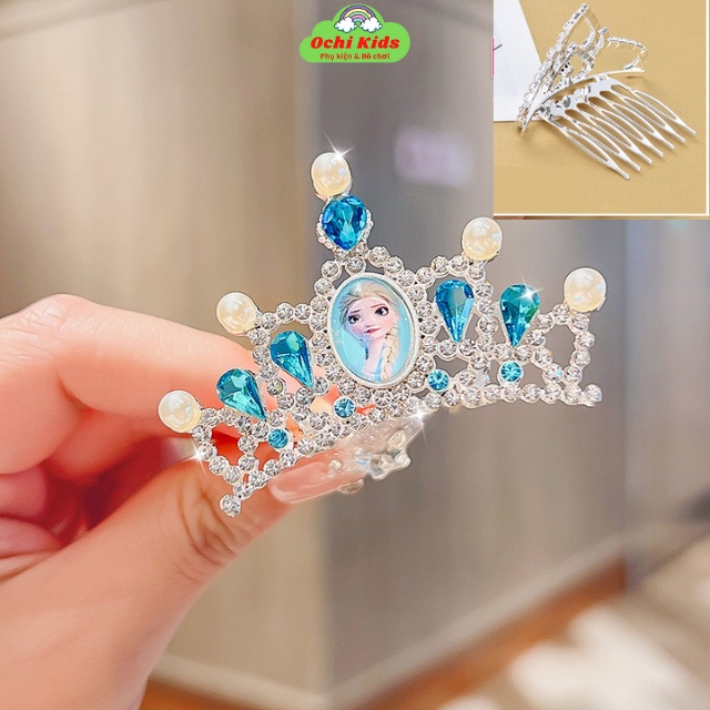 Cài tóc vương miện, xước tóc hình vương miện cho bé gái, xược công chúa Ochi Kids