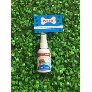 Xịt hướng dẫn vệ sinh đúng chỗ Bioline Puppy Training 50ml