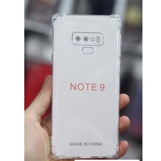 Ốp lưng dẻo TPU cho Samsung Note 9 Silicon bo 4 cạnh chống sốc ( trong suốt )