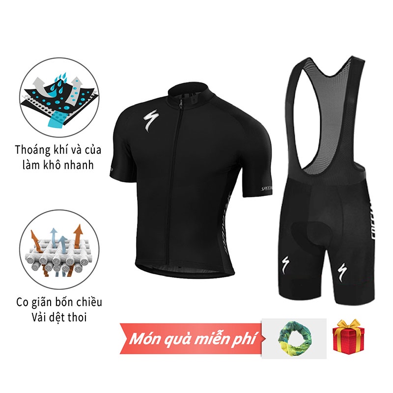 Set Áo Và Quần Đua Xe Đạp Thấm Hút Nhanh Siêu Mềm Cao Cấp