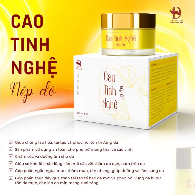 Mặt nạ Cao Tinh Nghệ nếp đỏ