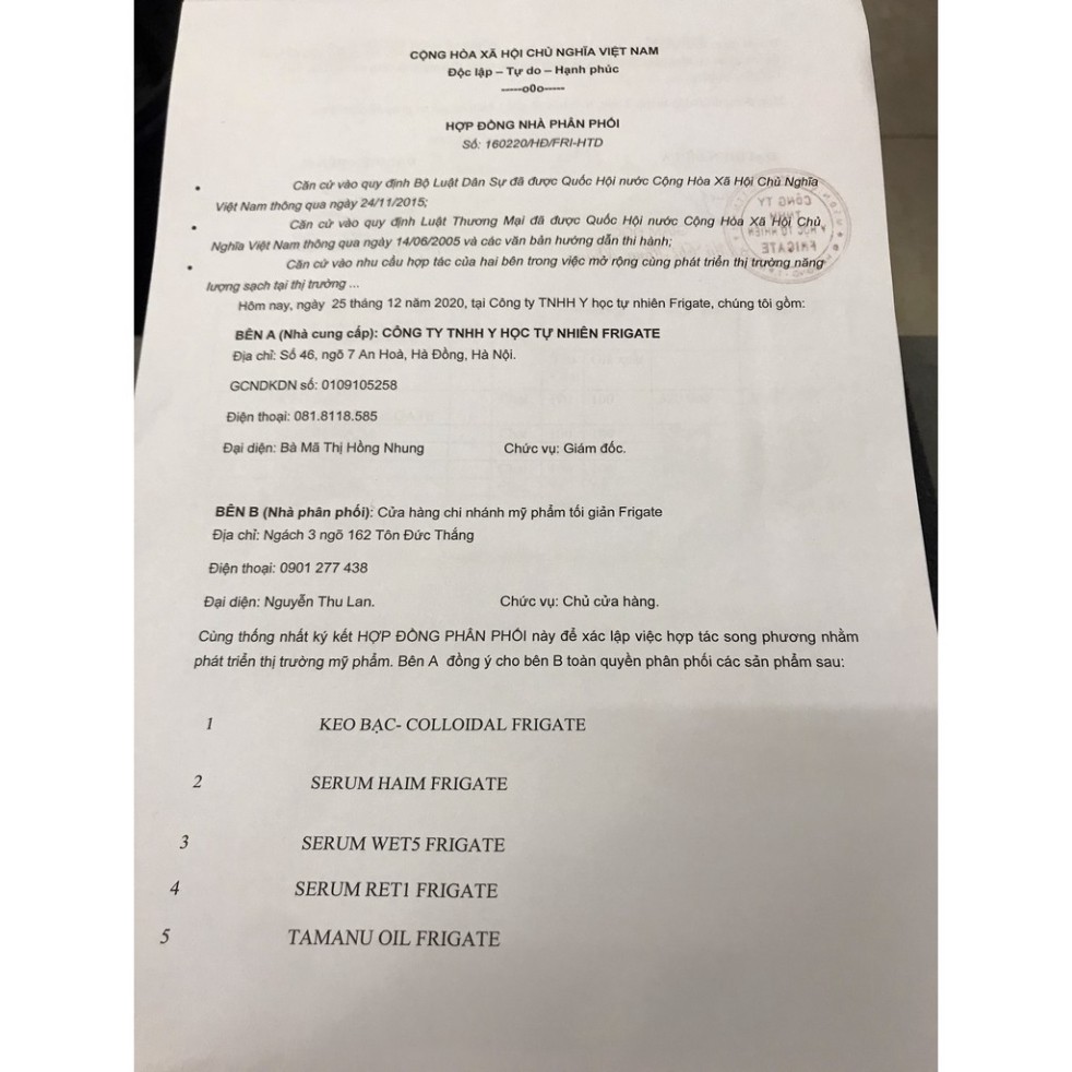 Serum Haim - Thương hiệu Frigate - Phục hồi da teo mỏng, yếu - Shopmyphamtoigian