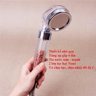 Đầu Vòi Sen Tăng Áp NaNo Siêu Mạnh