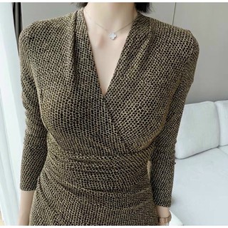 VÁY NHŨ NÂU XOẮN EO