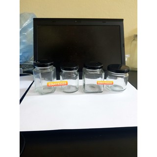 BỘ 6 HŨ THỦY TINH VUÔNG NẮP VẶN 100ML