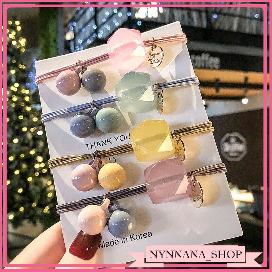 Dây Buộc Tóc Hàn Quốc Cực Xinh Kiểu Dáng Tiểu Thư (Dây Cột Tóc Đẹp)