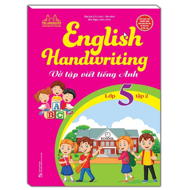 Sách - English Handwriting - Vở tập viết tiếng anh lớp 5 tập 2