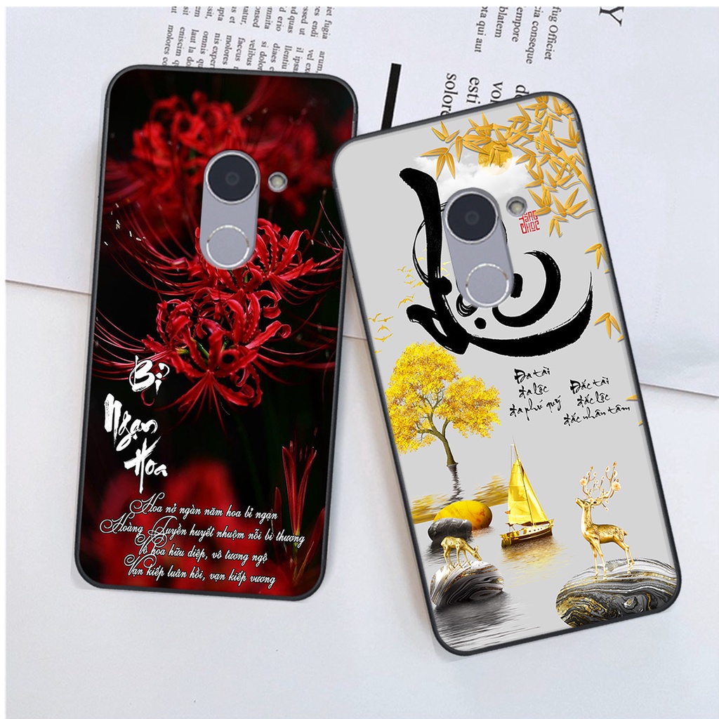 Ốp lưng Huawei Y7 PRIME 2017 in hình chữ tài chữ lộc, Cha Mẹ, bình an SIÊU ĐẸP