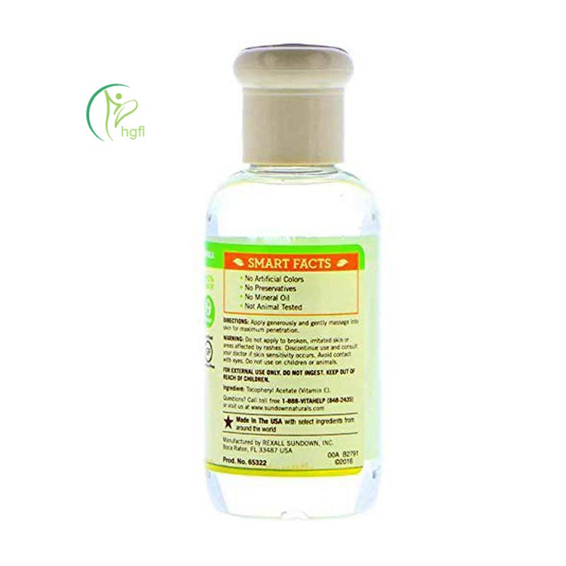 hgFl Natural Vitamin E Morning & Evening Essential Oil 75ML Skin Care Product for Anti Aging Improve Dullness