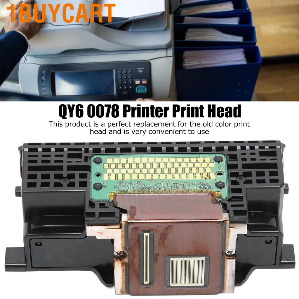 Đầu in màu bằng nhựa ABS QY6 0078 kèm nắp thay thế cho MP990 MP996 MG6120 MG6140 MG6180