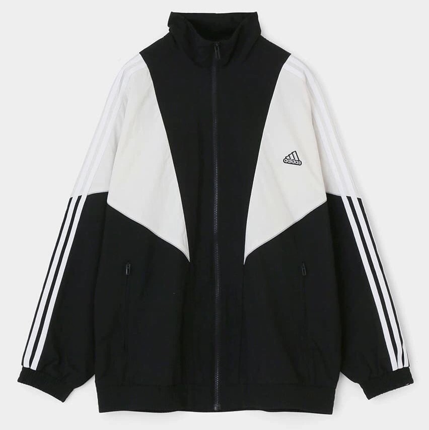 Áo Khoác Gió Adidas Phối Khóa Kéo Cá Tính Cho Nam Nữ