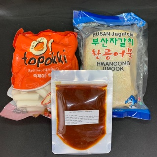 Combo 500g bánh gạo sanadle + 450g chả cá + 100g sốt tok