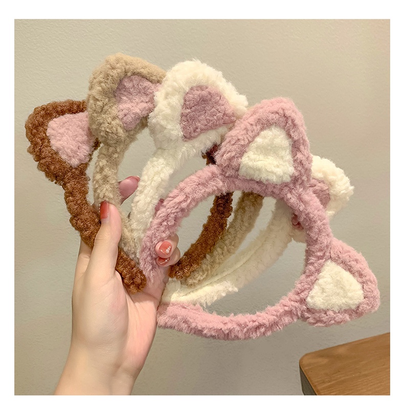 Băng Đô Tai Mèo Bằng Lông Nhung Dễ Thương Xinh Xắn Dành Cho Nữ