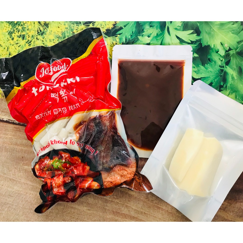 Combo 500g bánh gạo jofood + 100g bột phô mai + 100g sốt
