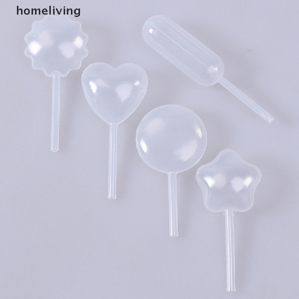 Bộ 50 Ống Hút Nhỏ Giọt Dùng Một Lần Để Làm Kem Thạch / Sữa