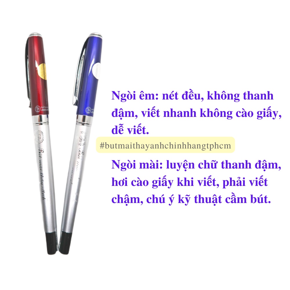 Bút mài thầy Ánh SH008 luyện chữ đẹp thanh đậm cơ bản
