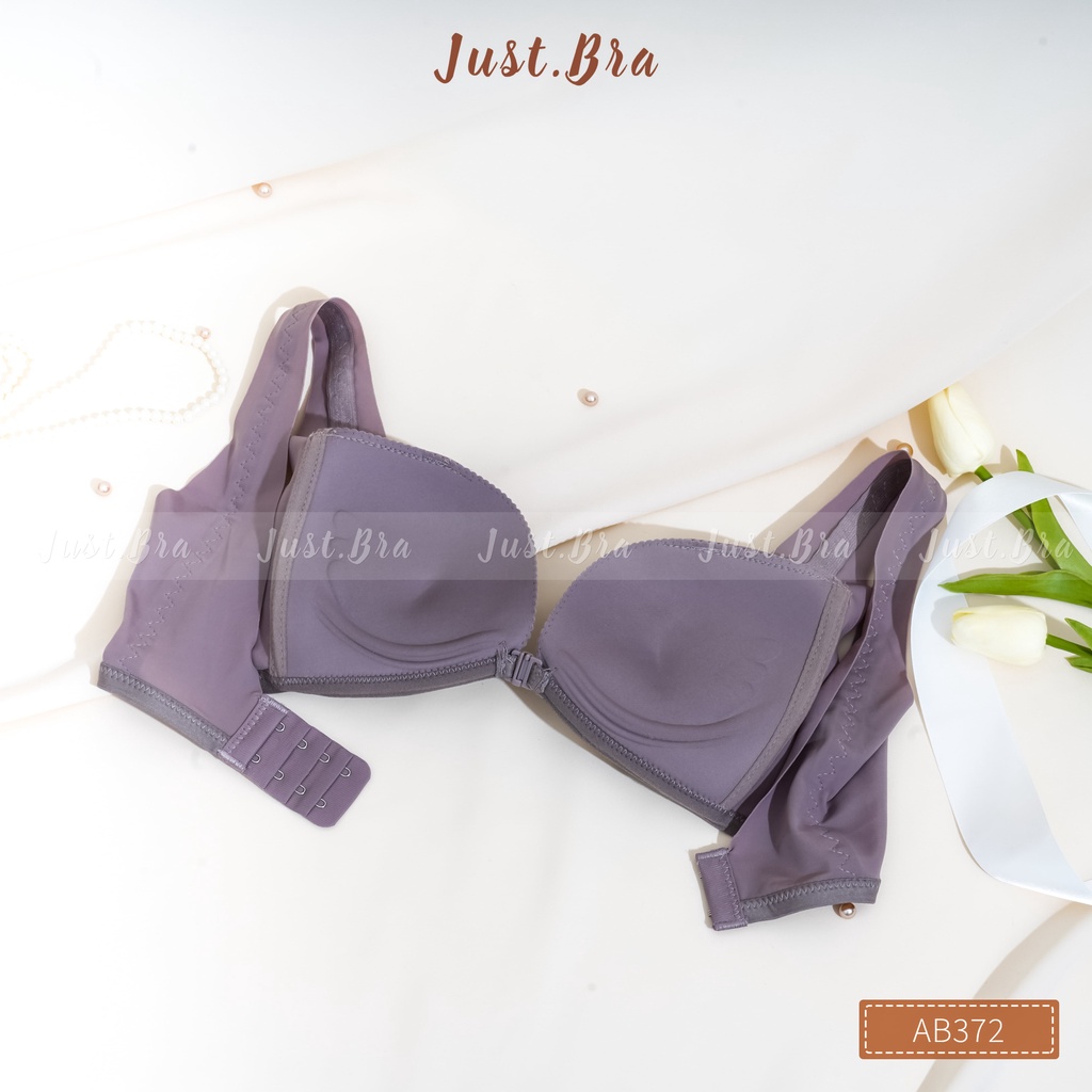 Áo ngực cài trước Just Bra thiết kế không gọng đệm mỏng tôn dáng AB372