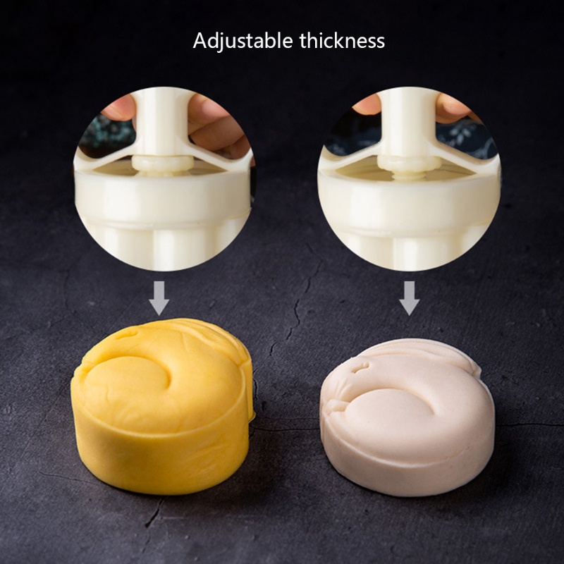 Khuôn Làm Bánh Trung Thu Kèm 1 / 4 Con Dấu