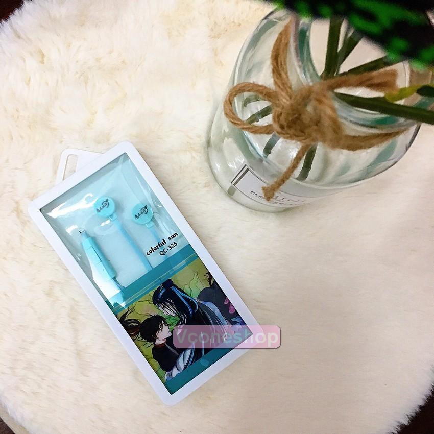 (4 màu) Tai nghe Ma Đạo Tổ Sư Trần Tình Lệnh loại nhét tai nhỏ gọn tiện lợi