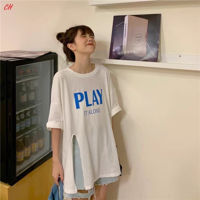Áo Play xẻ hông Chất tixi COP978