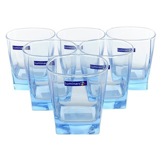Bộ 6 cốc thủy tinh thấp Sterling 300ml Luminarc J1582 (Xanh)