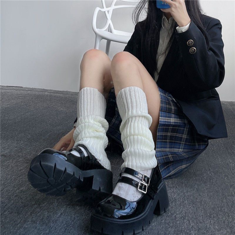 Tất Ống Dệt Kim Nữ Phong Cách Lolita