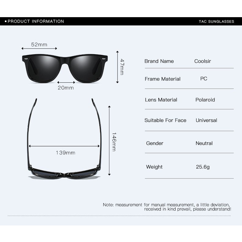 Kính Mát Phân Cực Phong Cách Retro Y1Bw | BigBuy360 - bigbuy360.vn