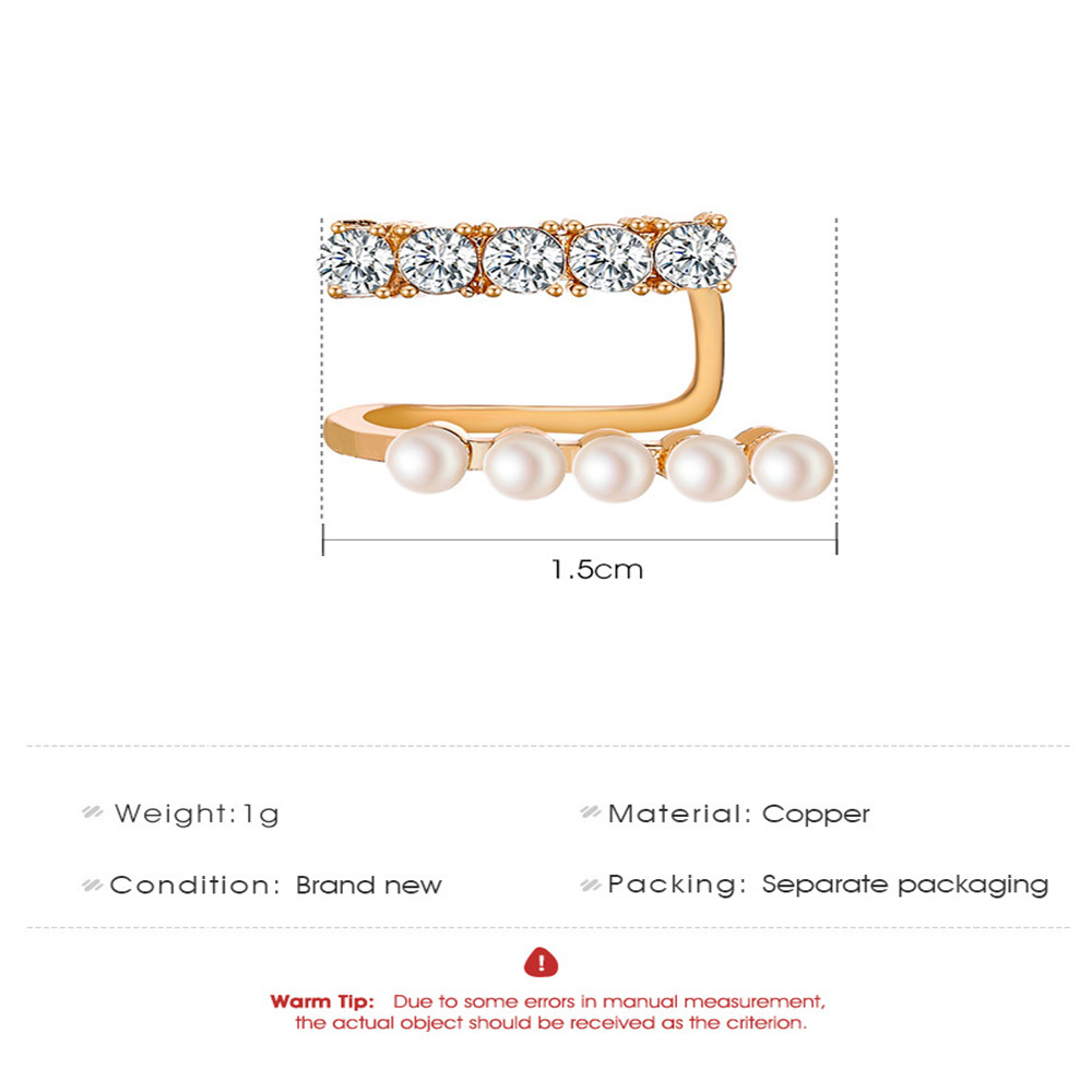 Kẹp vành tai đính đá sang trọng cho nữ