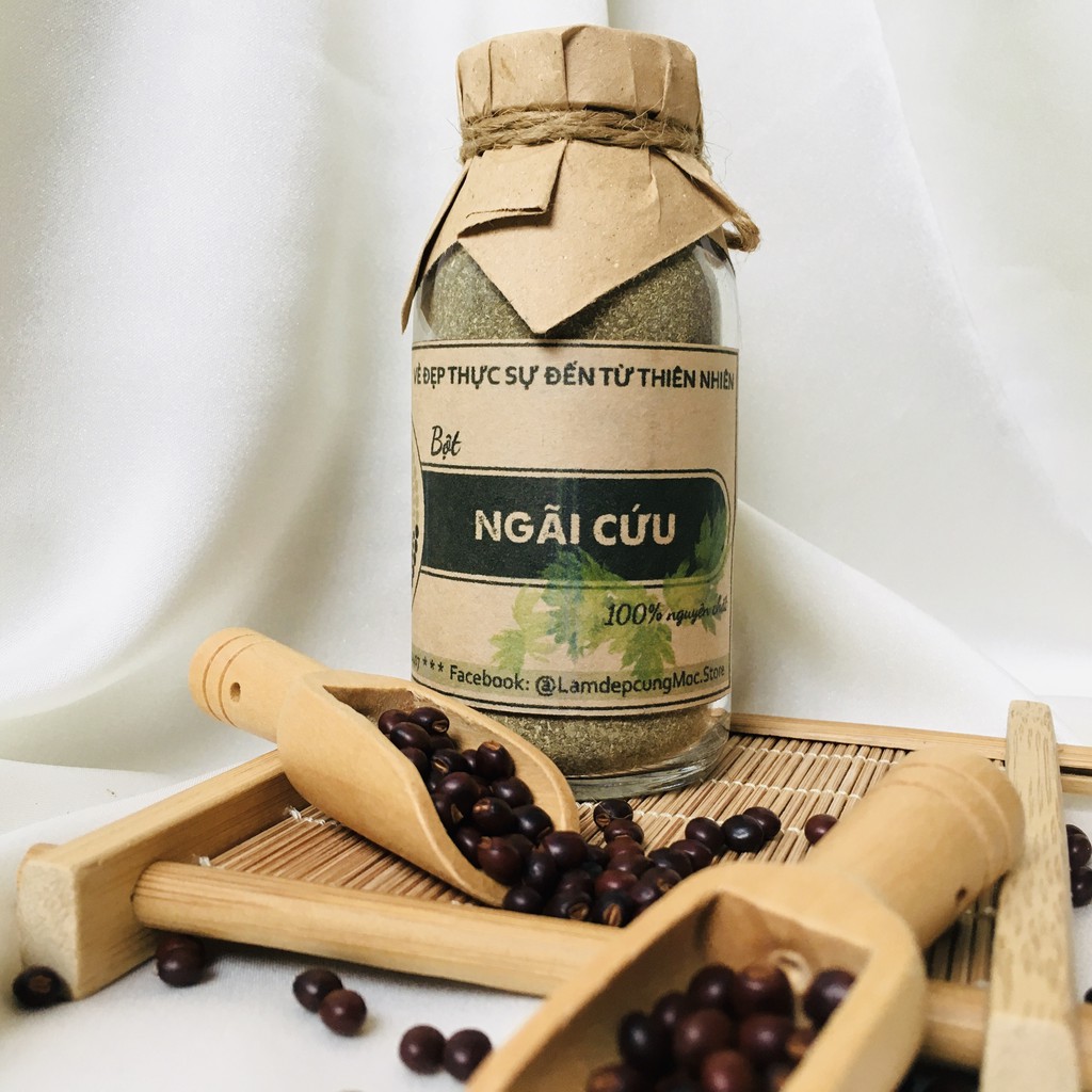 Bột Ngãi Cứu thiên nhiên đắp mặt nạ nguyên chất 200ml (100g)